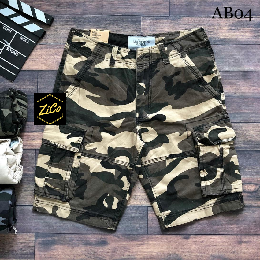 [HCM]Quần short nam kaki túi hộp AB04
