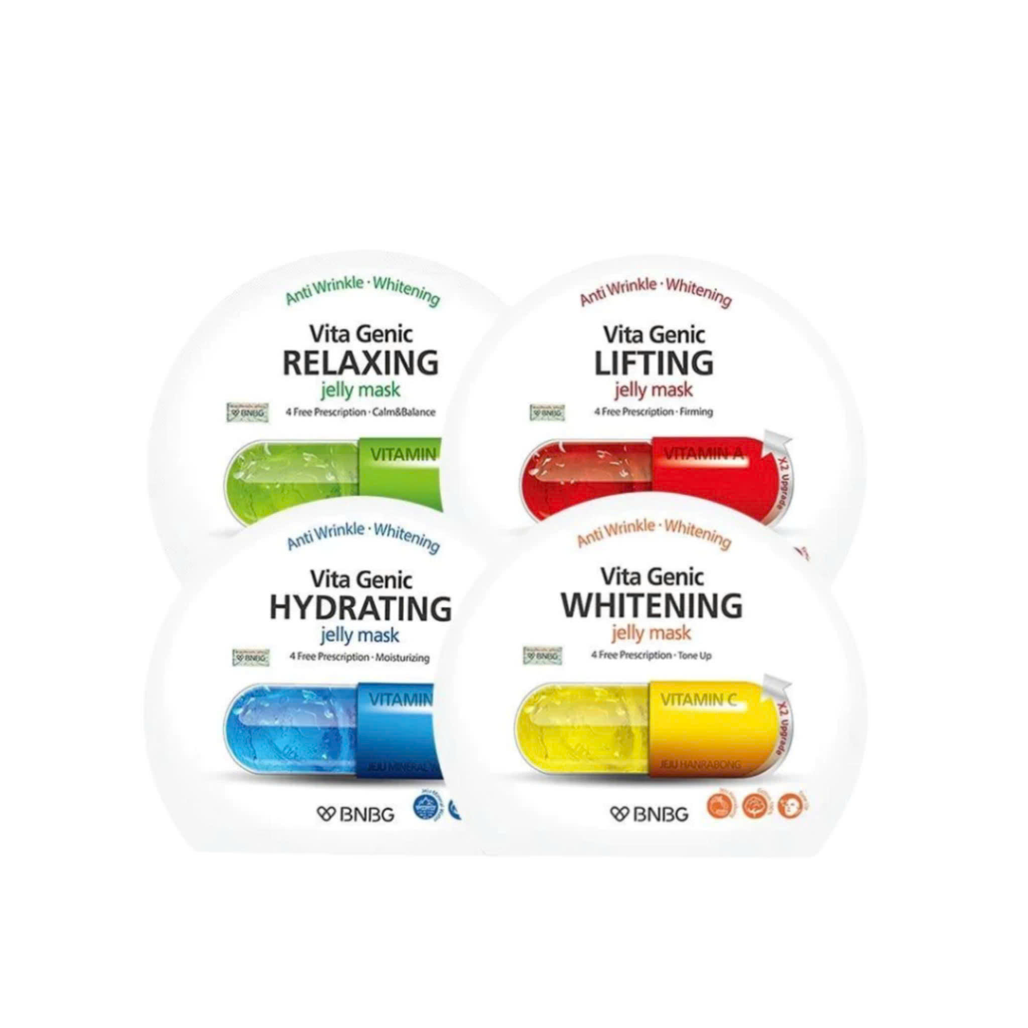 [CƠ HỘI CUỐI] [HÀNG-MKT] Combo Mặt Nạ BNBG Vitamin B Hỗ Trợ Phục HồI, Làm Dịu Da BNBG Vita Genic Relaxing Jelly Mask 30ml
