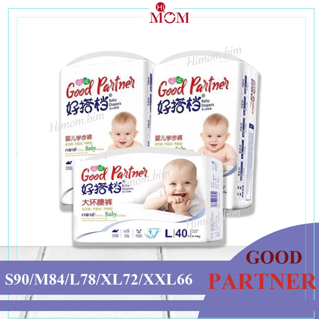 [Mua là có quà] Bỉm quần Good Partner size M92, L82, XL76, XXL72 nhiều miếng siêu tiết kiệm - Meicy - BGPQ(01).