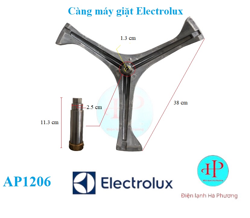 Càng máy giặt Electrolux - Ba chạc Electrolux - Mới hãng - F405
