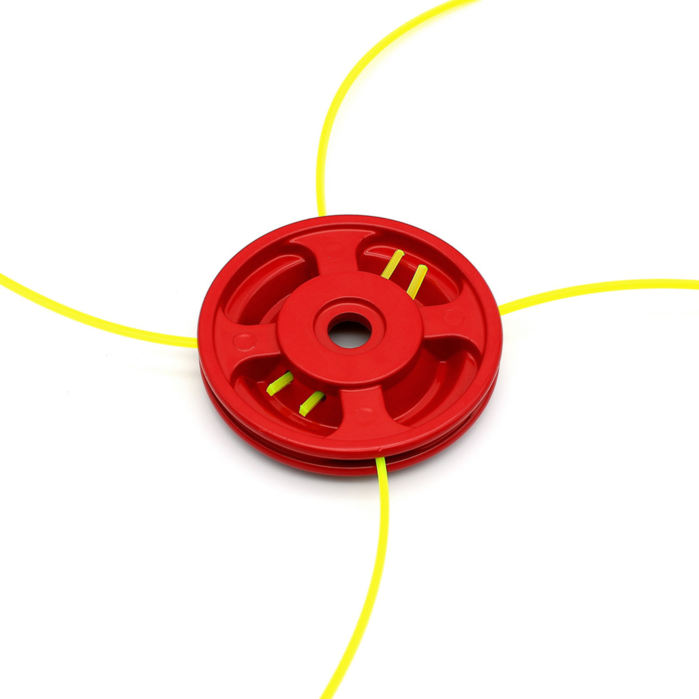 Aluminum Glass Cutter String Trimmer Head Replacement With Four String For Brush Cutter Lawn Mower Trimmer Parts
