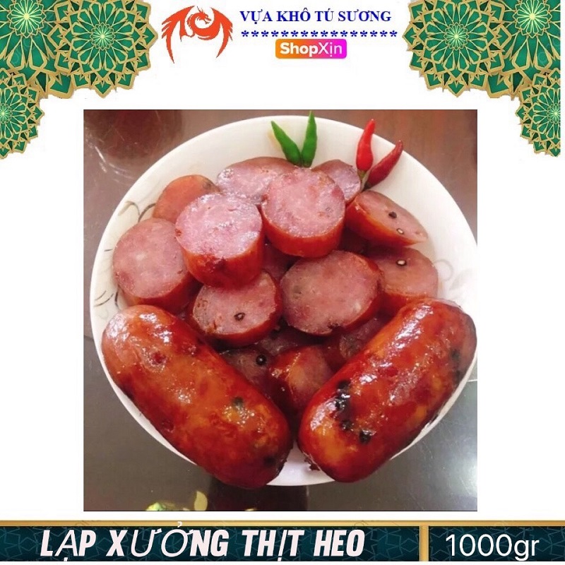 Lạp xưởng heo bến tre dạng khô loại ngon hảo hạng phân loại 1kg/ 500gram