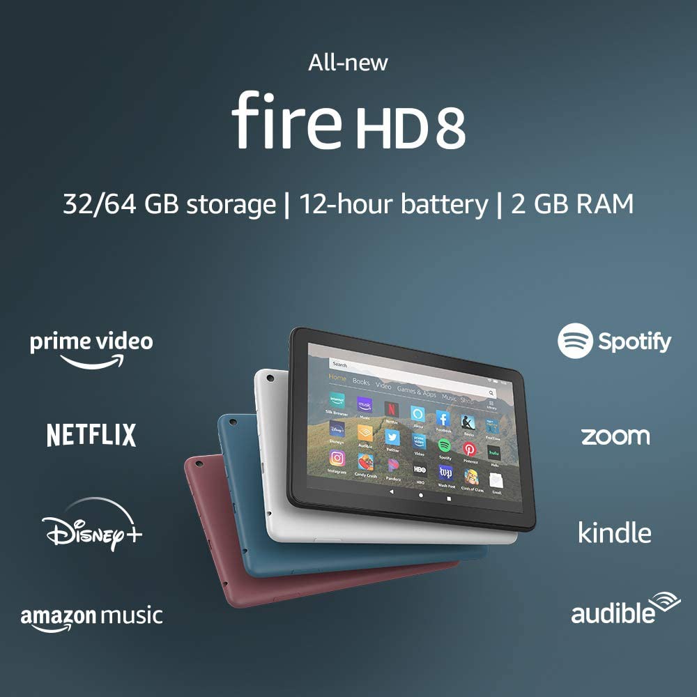 Máy tính bảng kindle fire hd 8 32gb, 8 plus 32/64gb