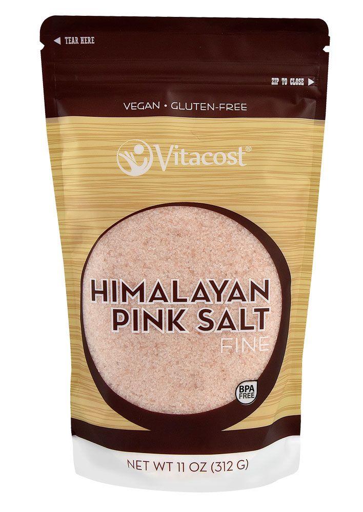 Muối hồng Himalaya dạng mịn Vitacost 312g