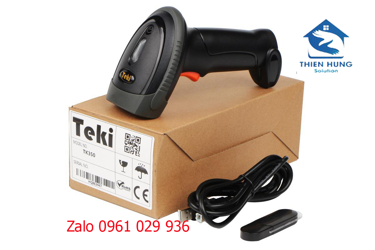 Máy quét mã vạch không dây 2d teki tk350