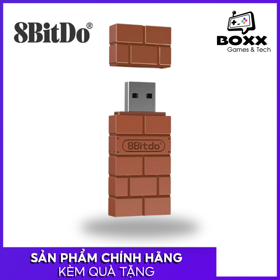 USB Wireless Adapter 8Bitdo - Dùng cho Nintendo Switch, Windows, Mac, Xbox, PS4