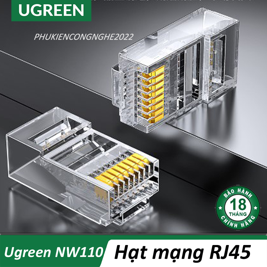 Đầu bấm mạng rj45 cat 5e ugreen nw110 chính hãng