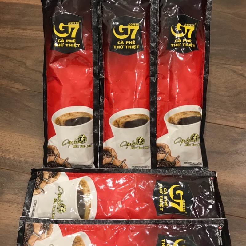 Cafe hoà tan đen g7, gói lớn 30g