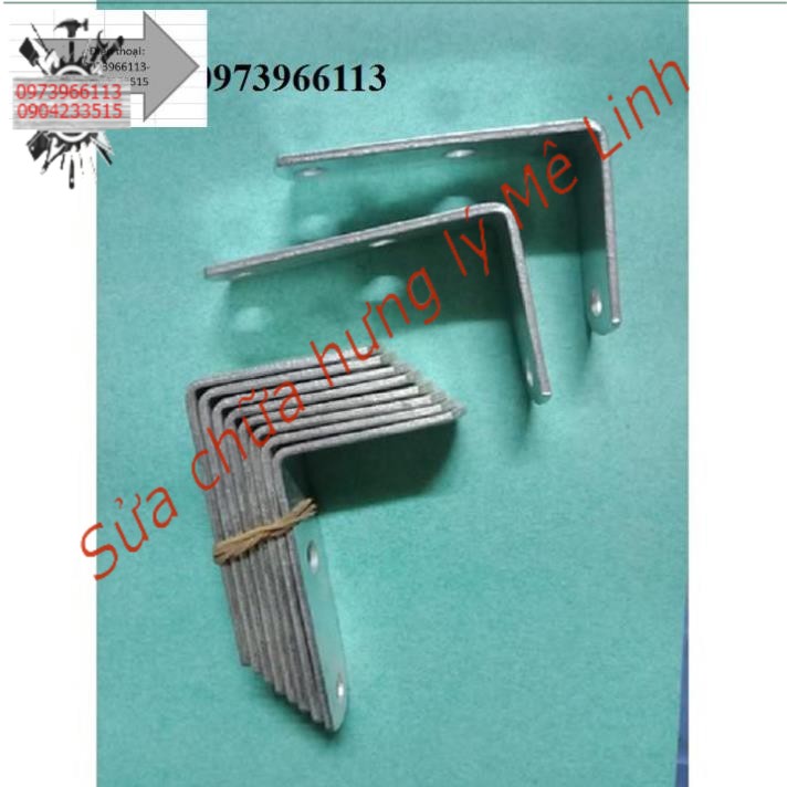 10 Ke góc vuông lỗ bắt vít 10 cái