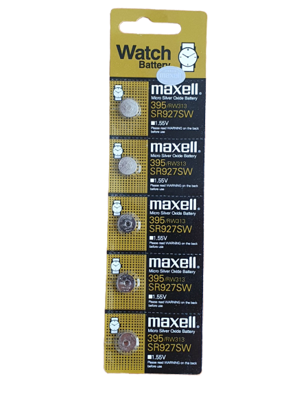 [HCM]COMBO 5 Viên Pin Đồng Hồ Maxell 395 SR927SW - pin maxell 927 chính hãng