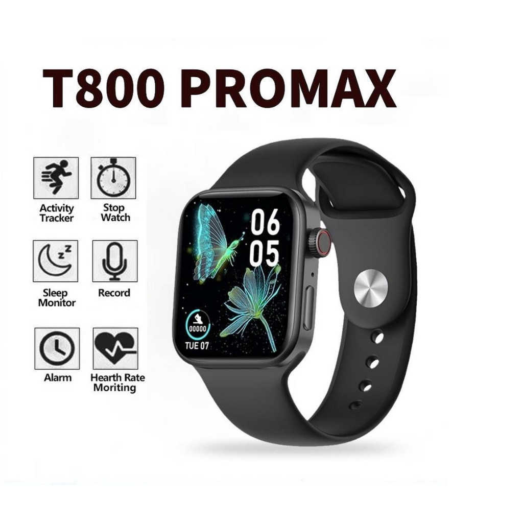 Đồng Hồ Thông Minh Thế Hệ Mới T800 Promax Chống Nước đồng hồ thông minh t800 pro max Đồng hồ thông minh smartwatch T800 Pro Max viền bóng T800 pro max đồng hồ hàng chính hãng, giao nhanh