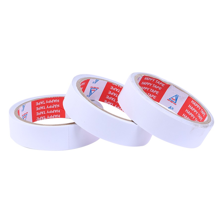 Băng keo 2 mặt loại tốt size 1,2cm & size 2,4cm & sze 5cm