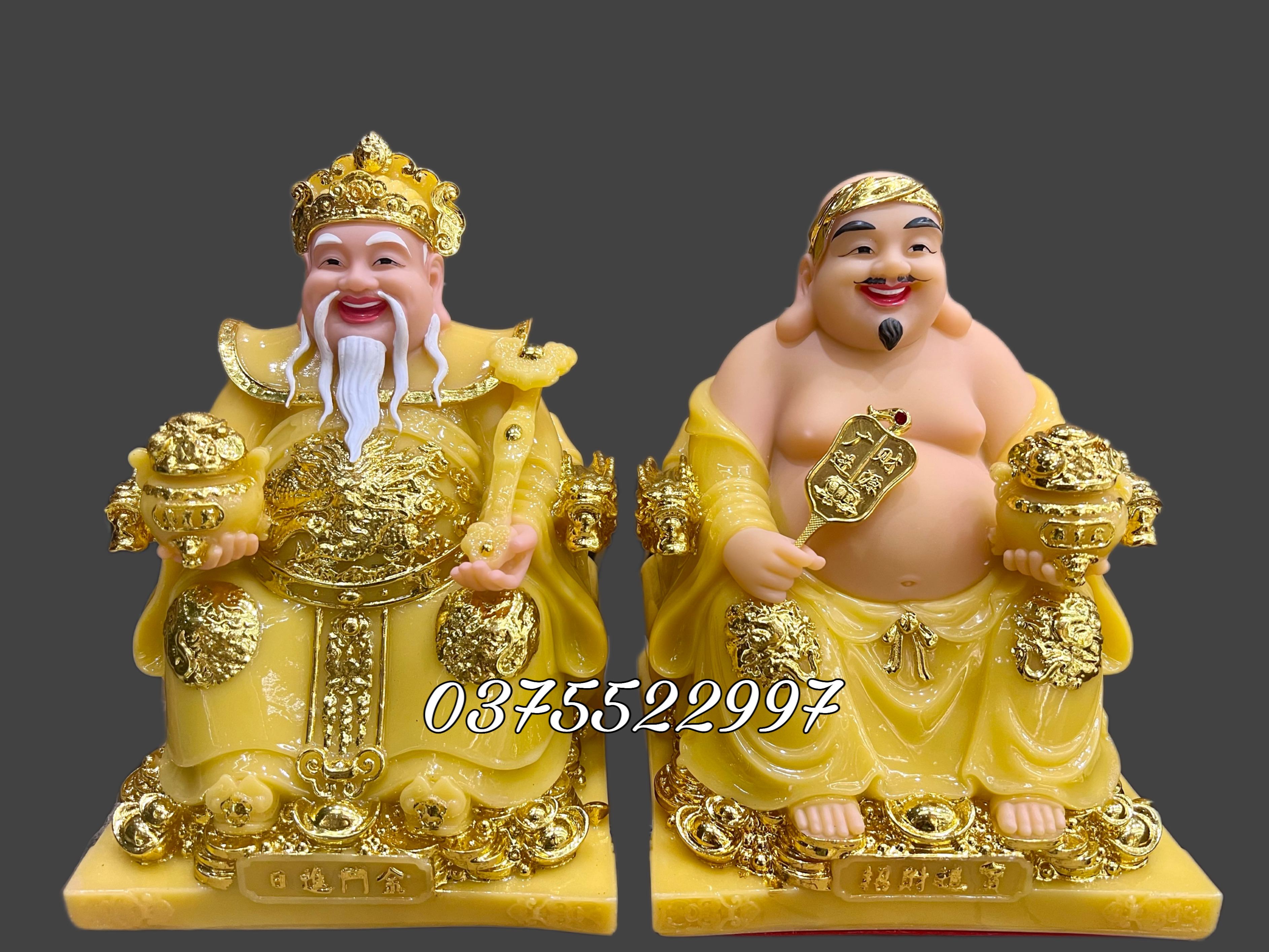 Tài địa đá phú quý 10 inch cao 23 cm