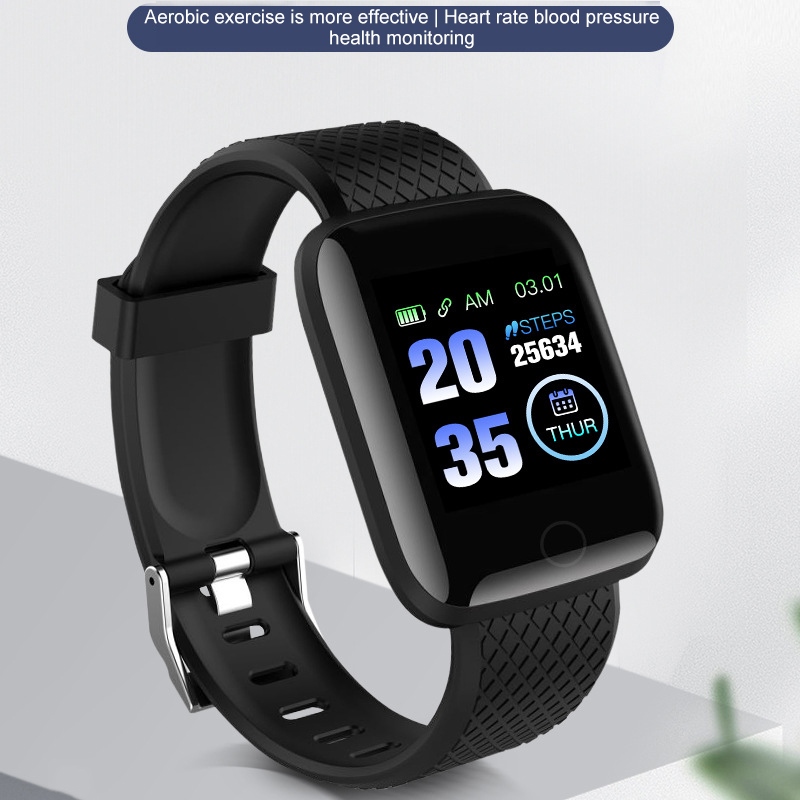 116S Smart Bracelet Wristband Heart Rate Blood Pressure Monitoring Sports