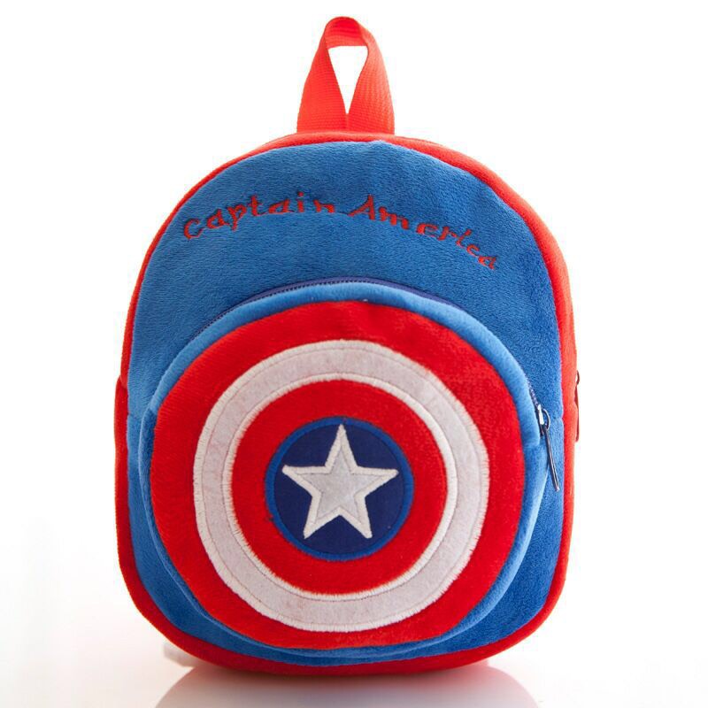 Balo cho bé trai bé gái MIUSHOP hoạt hình dễ thương Batman Pikachu Mickey Doremon Gấu - Balo mẫu giáo