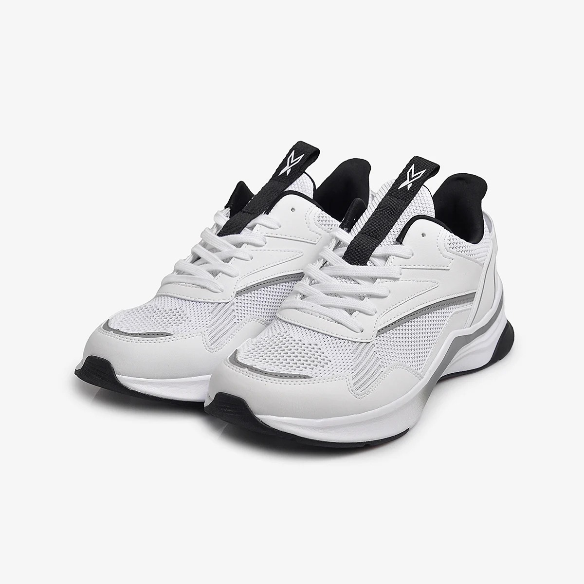   Hoàn Xu  GIÀY THỂ THAO NAM CAO CẤP BITI'S HUNTER X - X-NITE 22 COLLECTION DSMH10500  TRẮNG + XÁM  - BITIS MEN'S SPORT SNEAKERS 