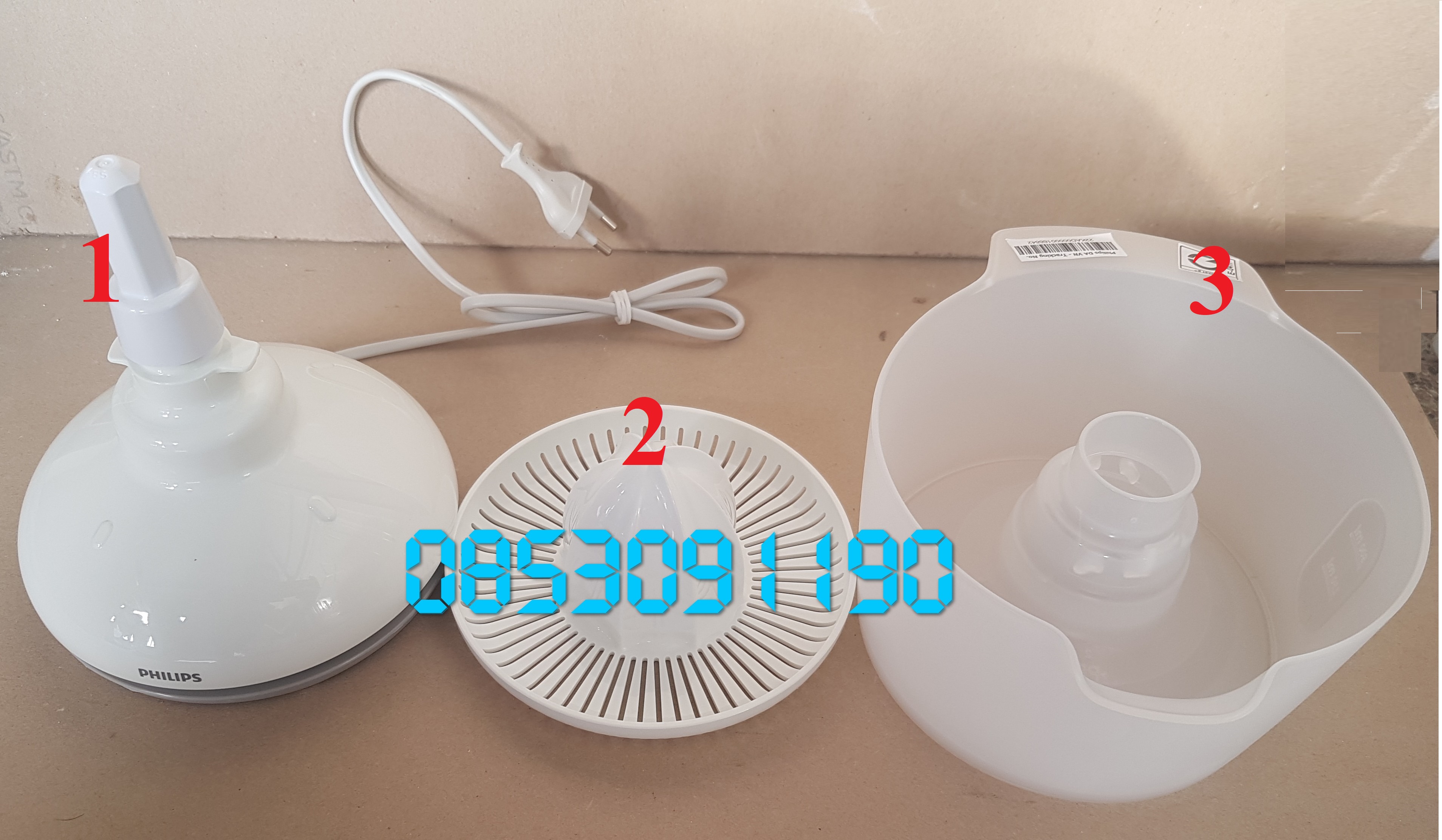 Linh kiện máy vắt cam Philips HR2738 hàng nhập bộ tách bán lẻ