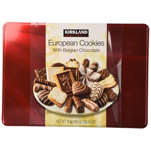 Bánh quy phủ socola Kirkland Signature European Cookies With Belgian chocolate 1.4kg Mỹ