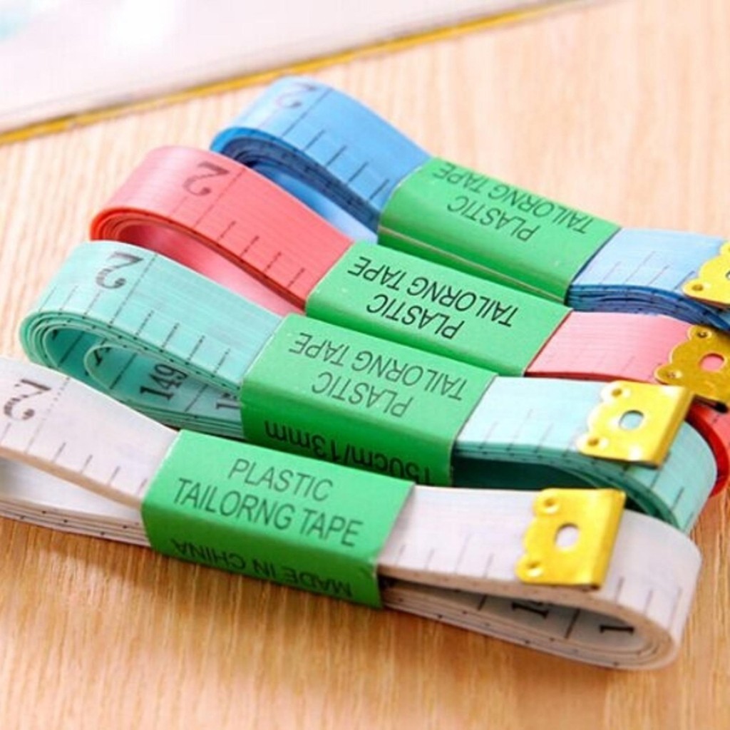 Thước đo vòng ngực màu, thước đo vòng eo và eo, thước dây nhỏ, thước dây mini, thước mét, thước ba mét .Shop_Bao_Chau