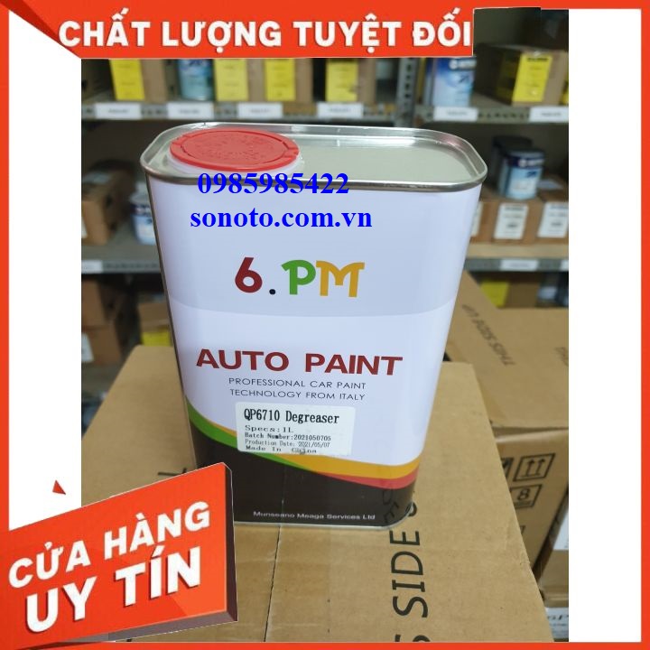 Chất tẩy dầu, xăng lau sơn dung môi lau hãng Autopaint 1 Lít dung môi làm sạch trước khi sơn
