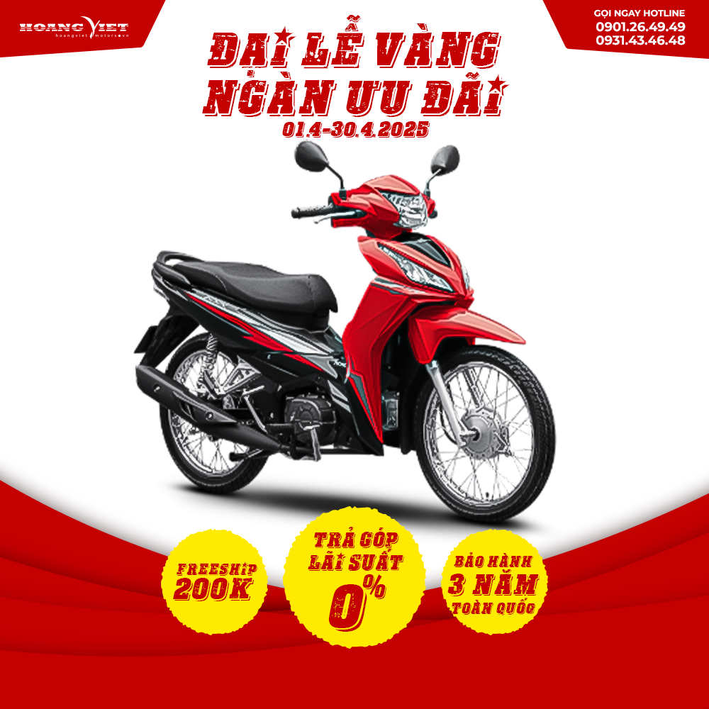 Xe máy Honda Wave RSX 110cc 2024 -  Phiên Bản Tiêu Chuẩn