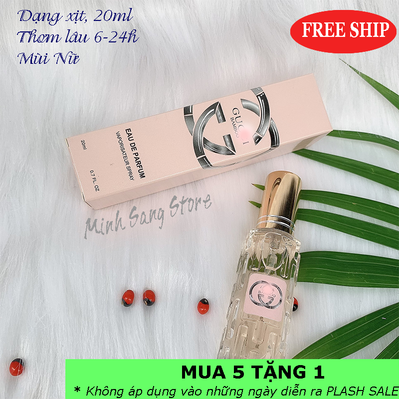 Nước hoa nữ guci bambo mini 20ml lưu 6-12h