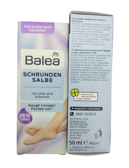 [HCM]Kem dưỡng chống nứt nẻ chân Balea nhập khẩu từ Đức dung tích 50ml