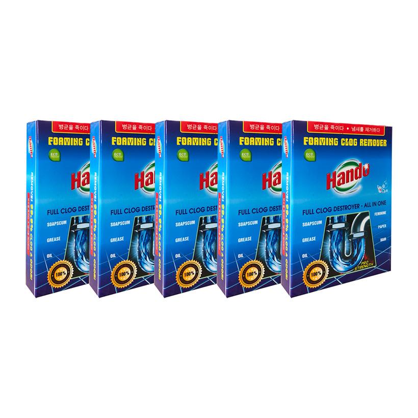 [HCM]Combo 5 hộp bột thông cống xuất khẩu Hando 100g BHKN26
