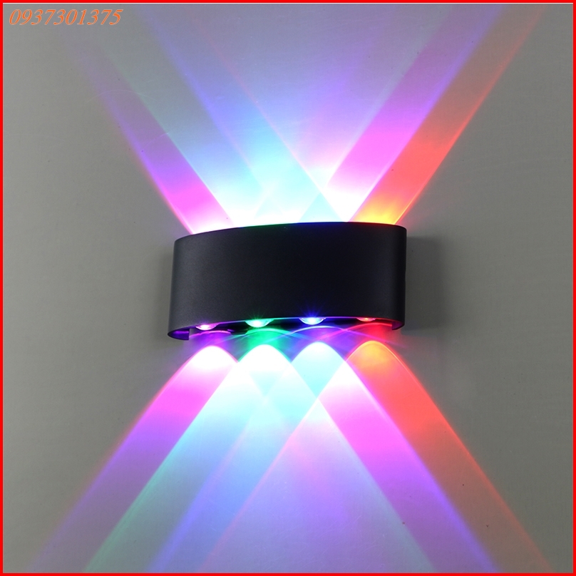 [ Bảo Hành 2 Năm ] Đèn Hắt Tường Led 8 Tia Sáng-Hàng Đẹp Loại 1,Chống Nước IP65 Tụ Nguồn Nhôm Đúc Chống Ẩm,Chống Chập Cháy-Đảm Bảo Hàng Đẹp và Chất Lượng