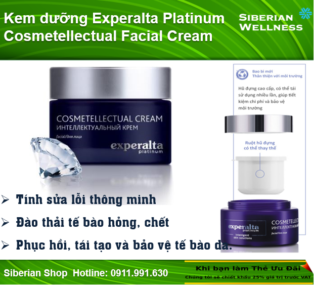 Kem dưỡng Experalta Platinum Cosmetellectual Facial Cream - Experalta Platinum