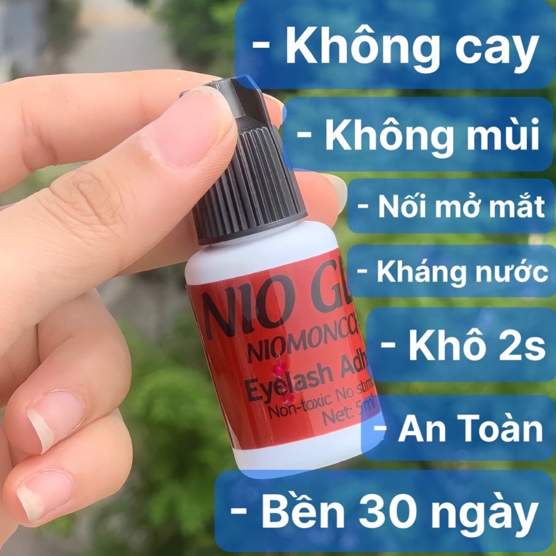 Keo nối mi không cay tự nối tại nhà_keo nio không cay mắt dùng tự nối tại nhà, an toàn cho mắt, keo học nối, tự nối mi mỡ mắt_dùng nối mi classic volume tạo fan