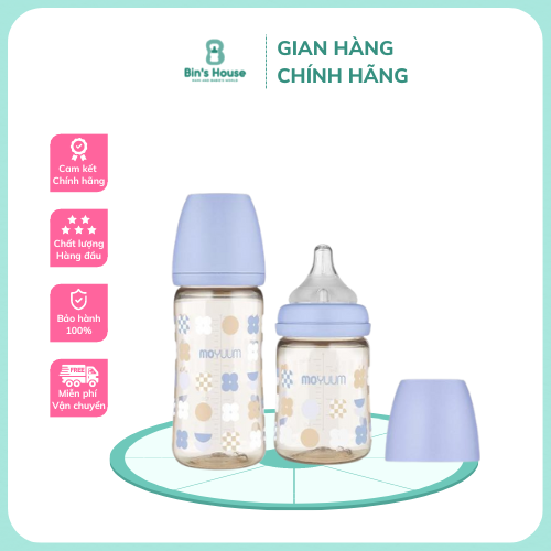 Bình sữa moyuum clover đủ size 170ml và 270 ml mẫu mới 2022