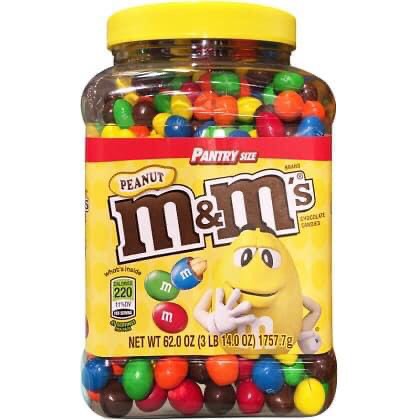 Kẹo socola nhân Bơ Đậu Phộng M&M Peanut Butter Chocolate - Hộp sô cô la 1.757,7 gram