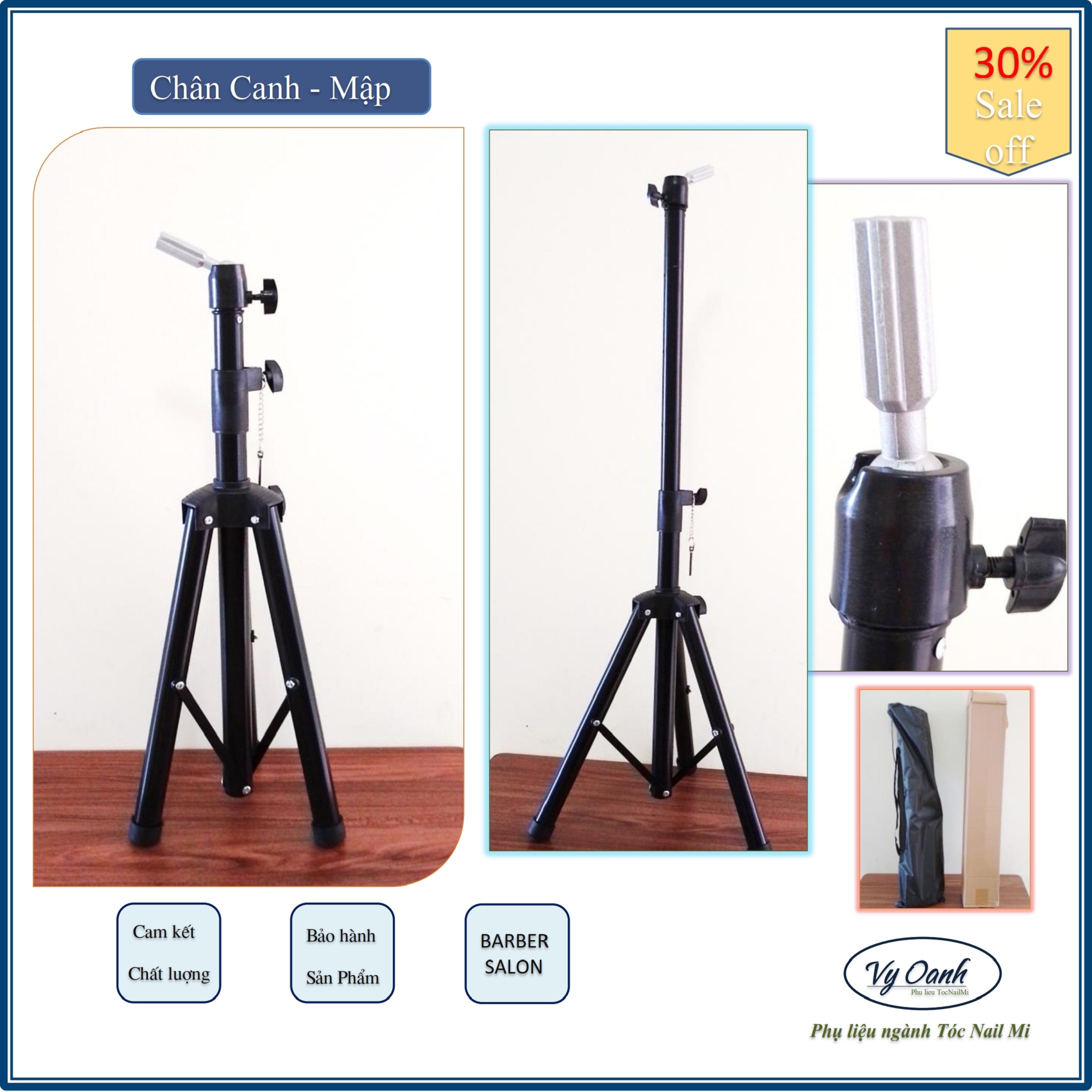 Chân Giá Đỡ Đầu Manocanh Học Cắt tóc, cho Học viên, Loại Mập