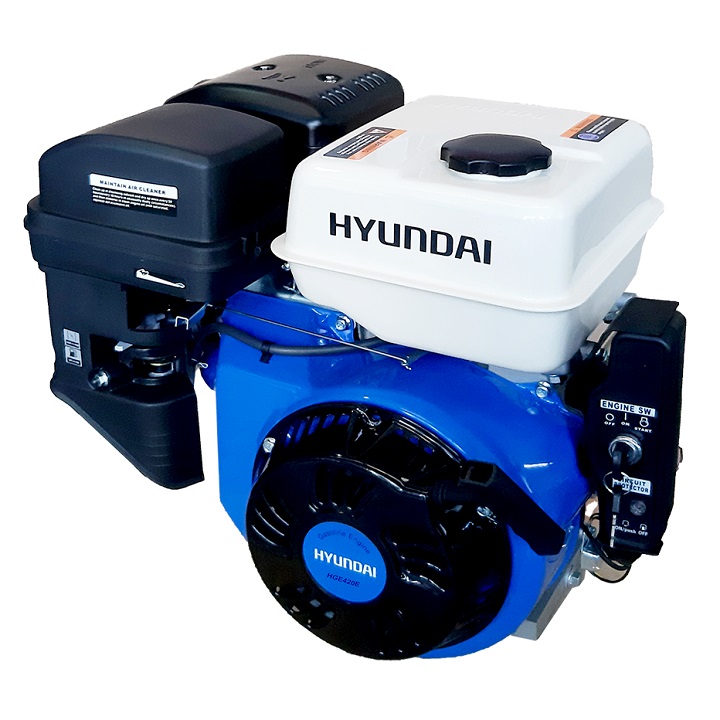 Máy nổ – động cơ xăng 15hp hyundai hge420e đề