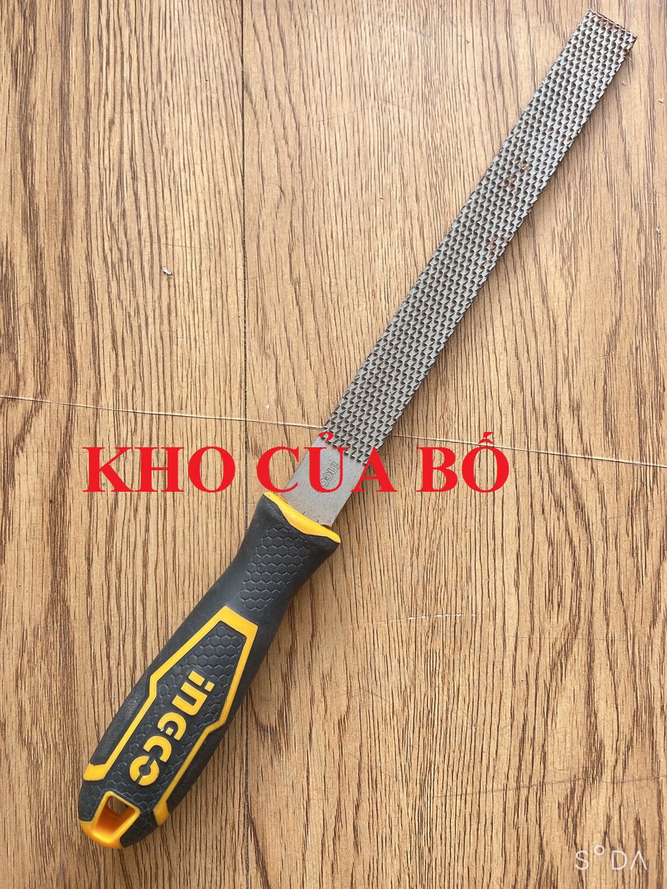 Giũa gỗ dẹp ingco hwff088