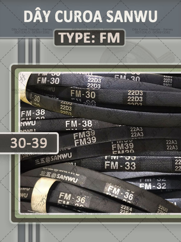 Dây curoa -v-belts-sanwu-fm-30-39
