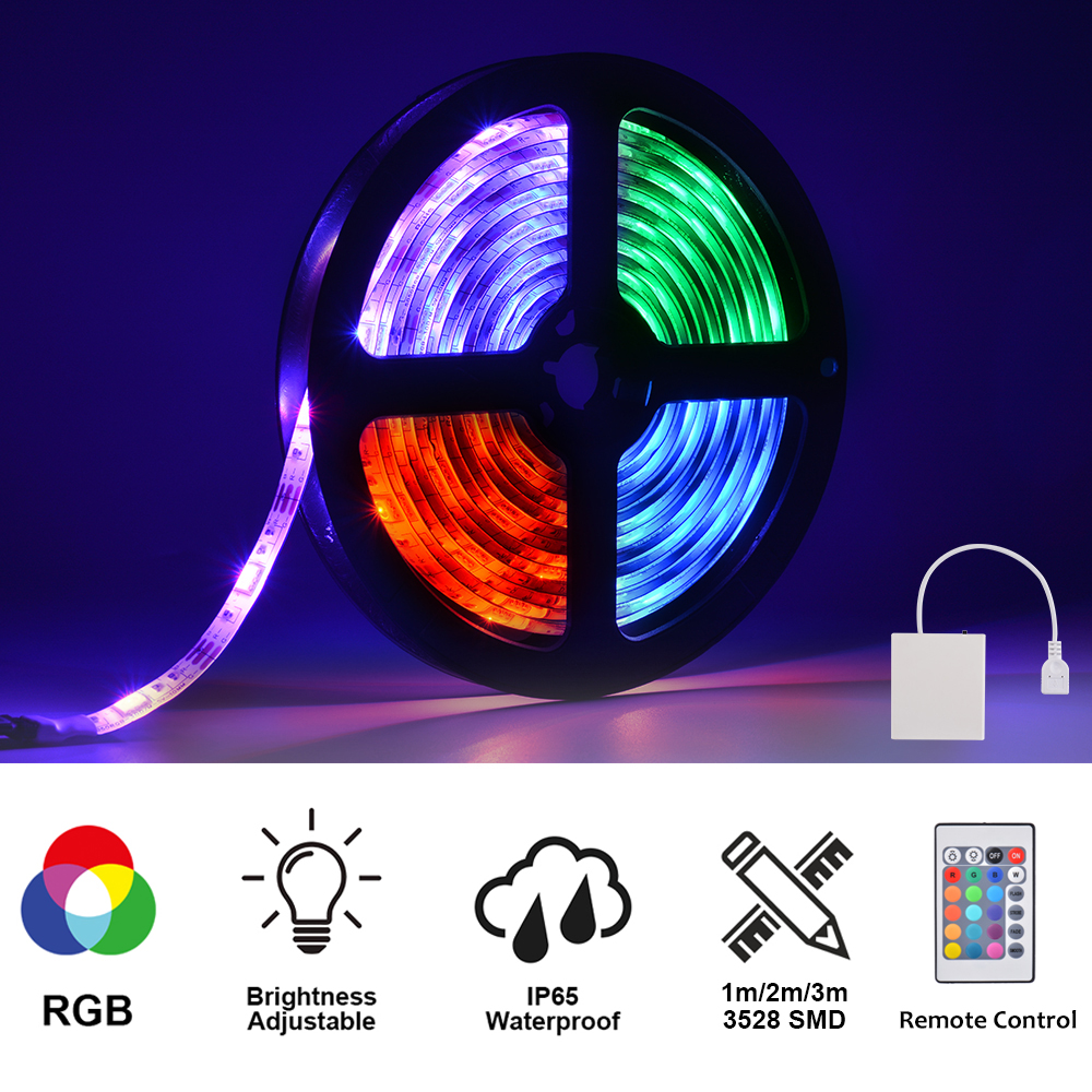 Dây đèn led 5m RGB 16 triệu màu điều khiển bằng điện thoại, nháy theo nhạc, đèn led tiktok đổi màu [BH 06 THÁNG TẠI SQUIRREL]