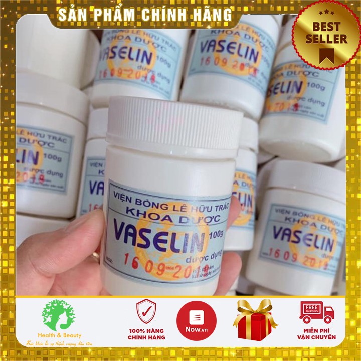 Kem Nẻ Vaseline Của Viện Bỏng Quốc Gia Lê Hữu Trác (Hũ 100G) Chống Nẻ Hanh Khô Dưỡng Ẩm Làm Mềm Da An Toàn Cho Cả Nhà