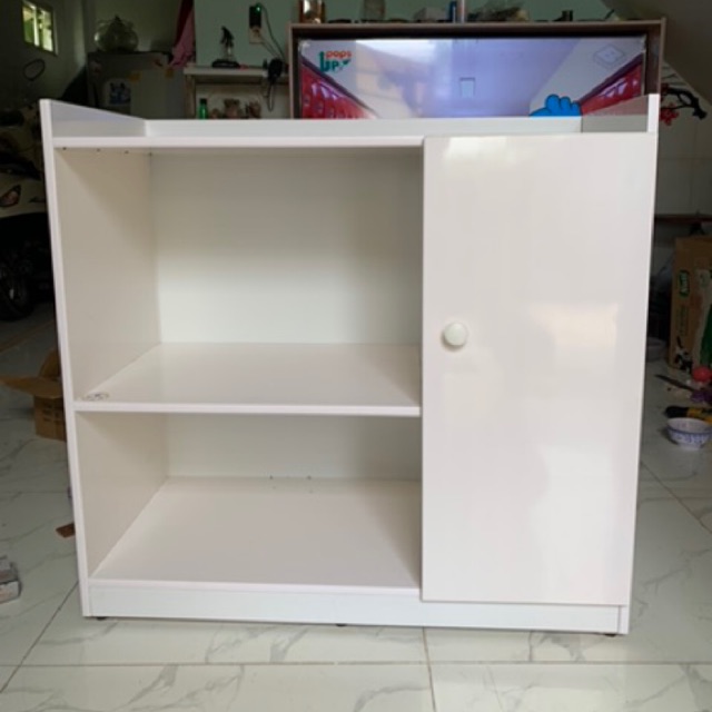 Tủ lò vi sóng 1 cánh trắng nhựa đài loan 80x86x40