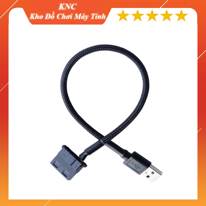 Dây chuyển nguồn USB ra chân Molex 4pin IDE, dùng cho quạt máy tính