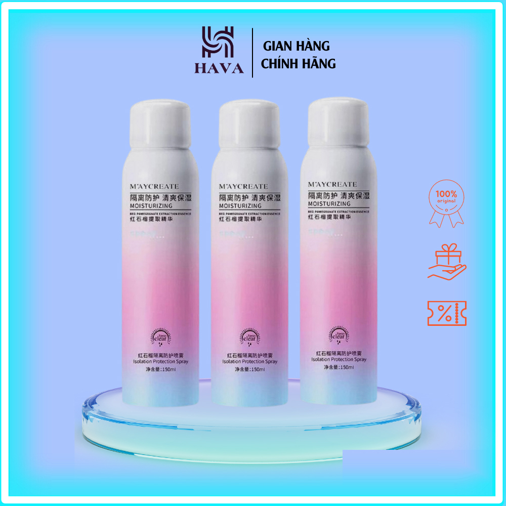 Xịt chống nắng Maycreat - Chống Nắng Body dạng xịt - xịt chống nắng nâng tone da