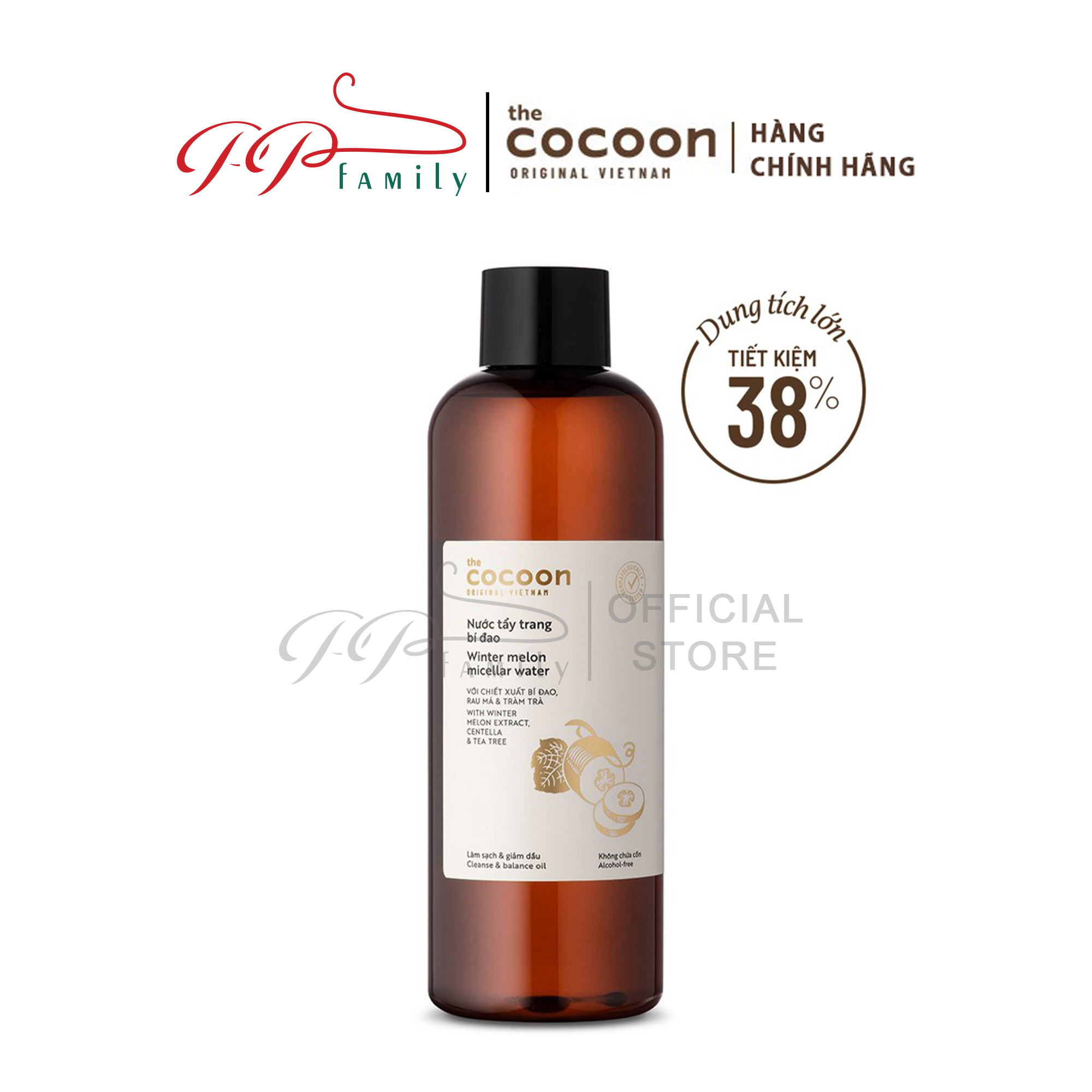 Nước tẩy trang bí đao chính hãng cocoon - mỹ phẩm cocoon