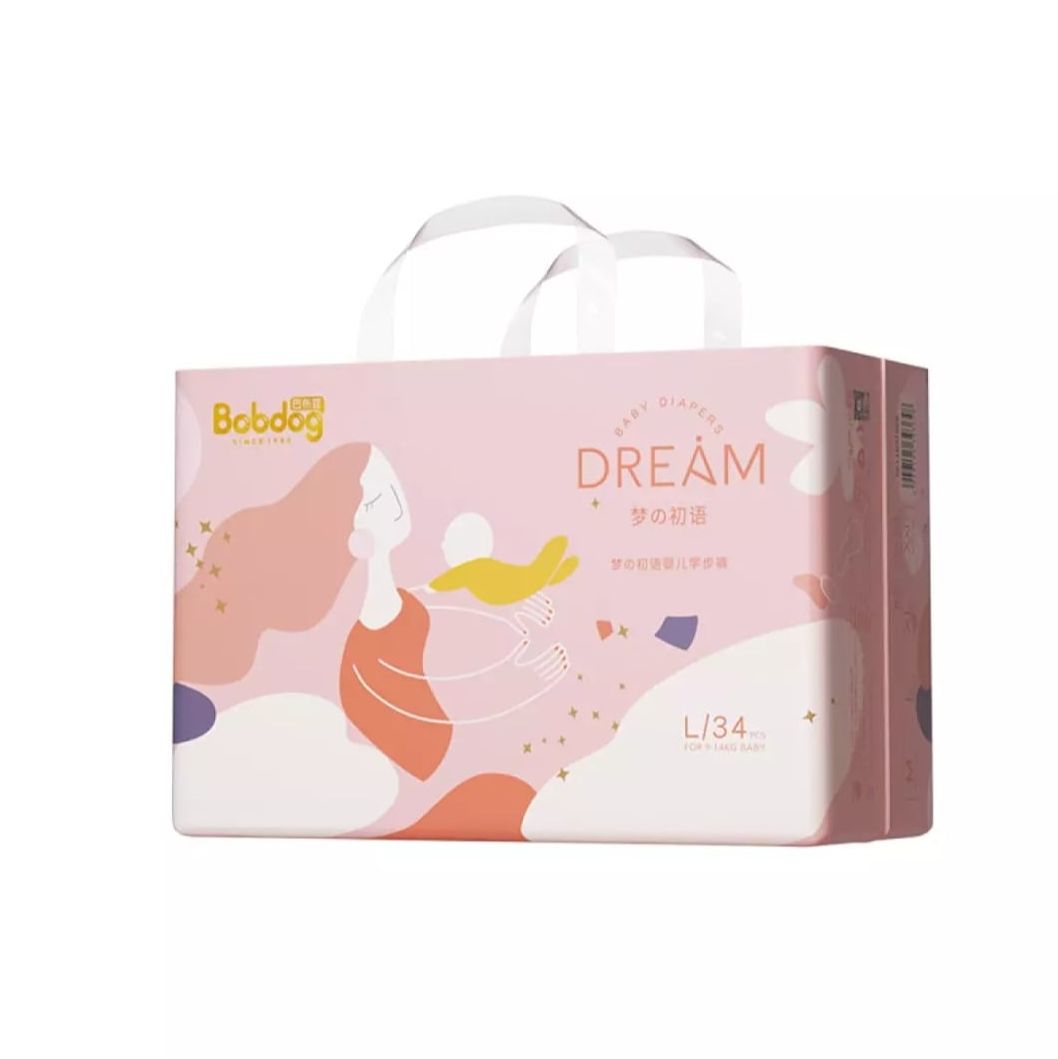 Bỉm bobdog dream dán s42/m40/l36; quần m36/l34/xl32/xxl30