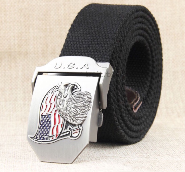 Dây Nịt Thắt Lưng Vãi Dù USA Hình Đại Bàng
