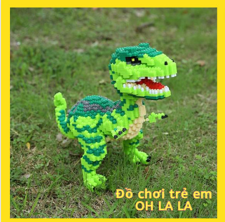 - đồ chơi lắp ráp mô hình khủng long 37cm cho bé