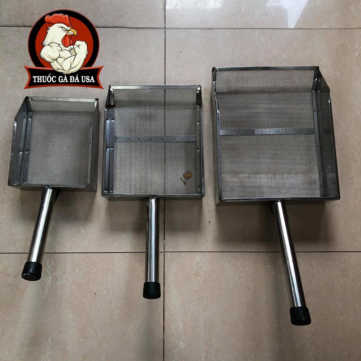 DỤNG CỤ VỆ SINH CHUỒNG GÀ BẰNG INOX - CÓ 3 KÍCH CỠ