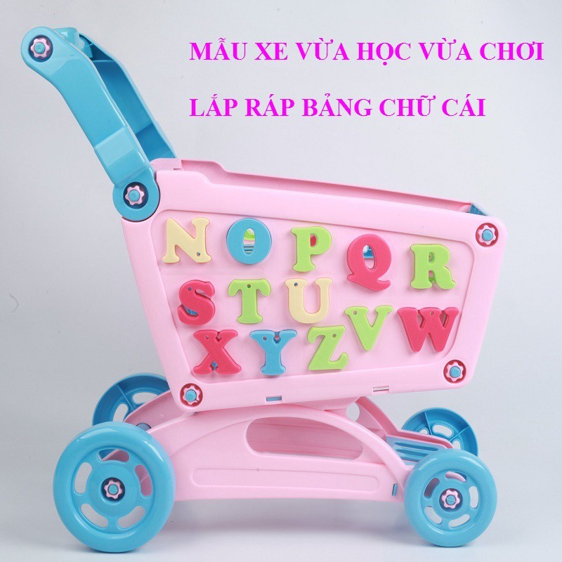 [HCM]Đồ Chơi Xe Đẩy Siêu Thị Cao Cấp Cho Bé Nhựa PP Chính Phẩm Phiên Bản Mới Nhất 2020-