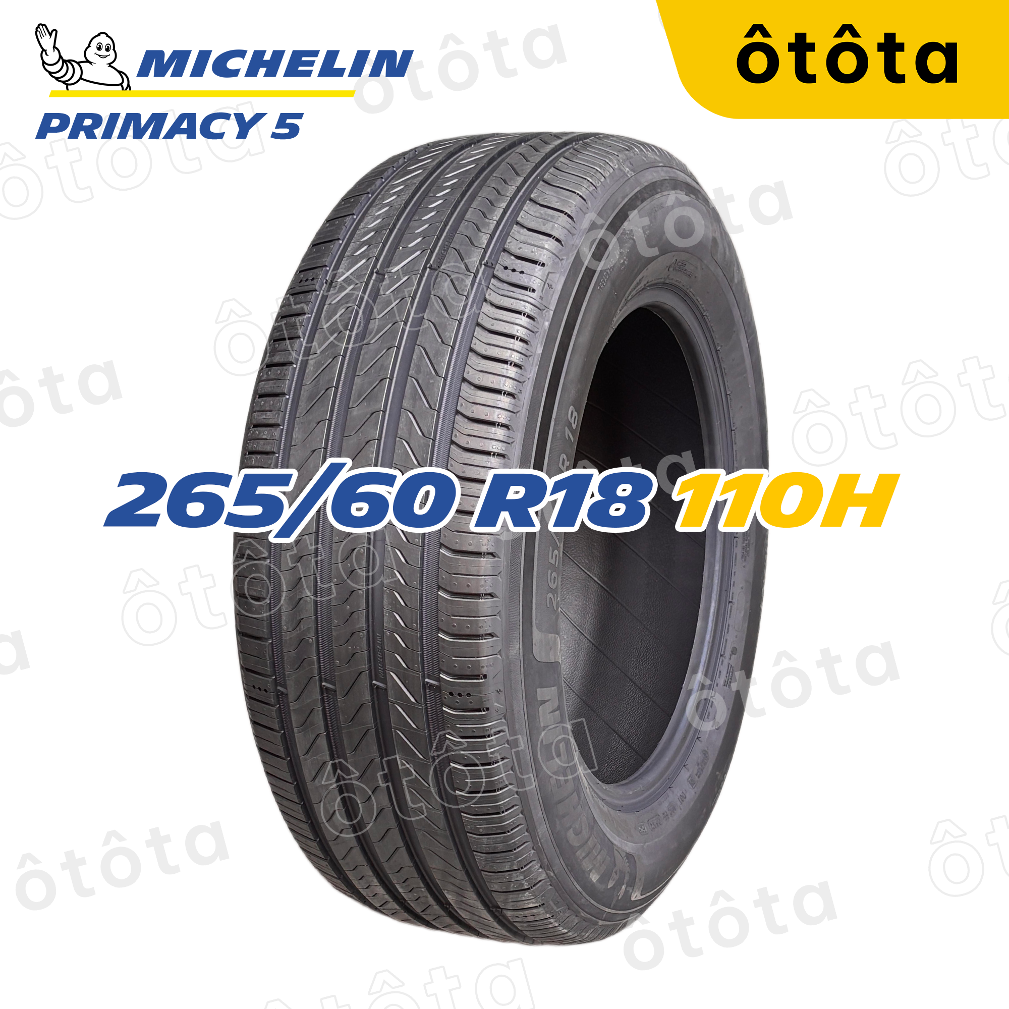 Michelin Primacy 5 265/60 R18 110H Car Tire - Genuine 5-Year Warranty (265/60R18; 265 60 R18) Giá 8,157,000 Đồng*Miễn phí vận chuyển