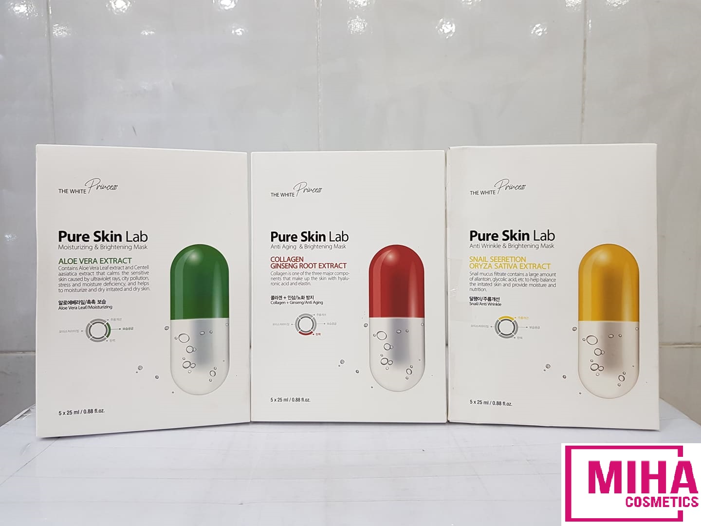 [HCM]Hộp 5 Cái Mặt Nạ Dưỡng Da THE WHITE PRINCESS PURE SKIN LAB Hàn Quốc